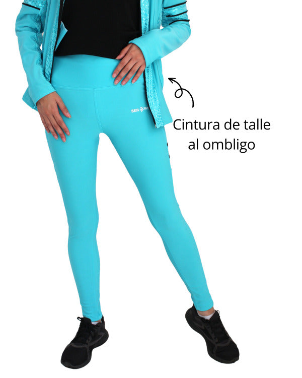 Conjunto deportivo licra mujer