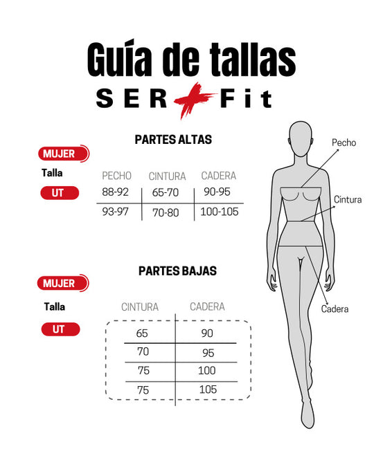 Conjunto deportivo licra mujer