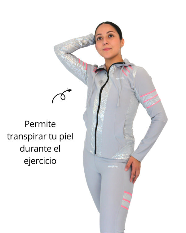 Conjunto deportivo licra mujer