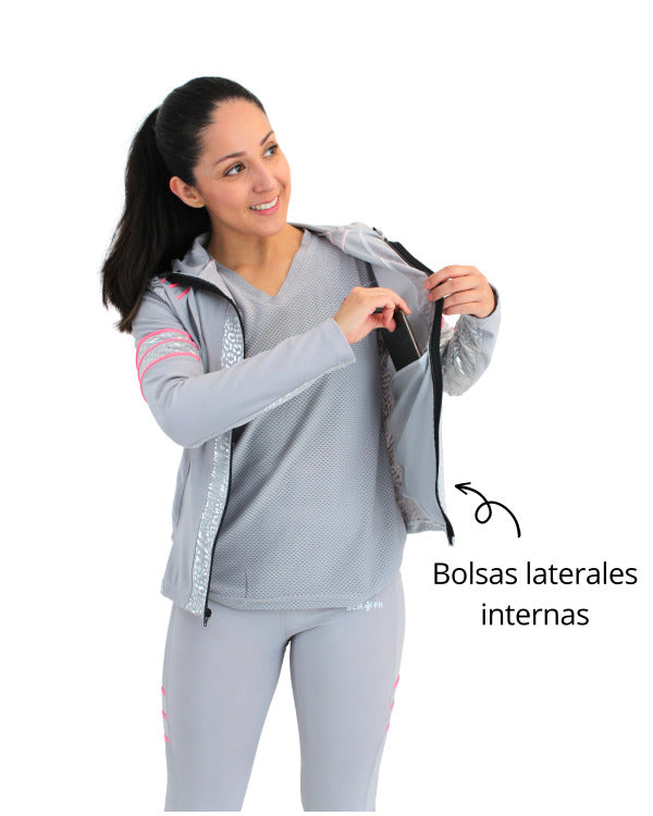 Conjunto deportivo licra mujer
