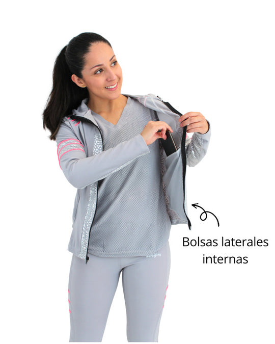 Conjunto deportivo licra mujer