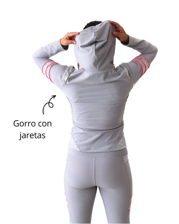 Conjunto deportivo licra mujer