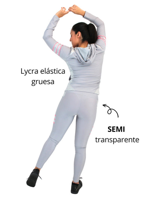 Conjunto deportivo licra mujer