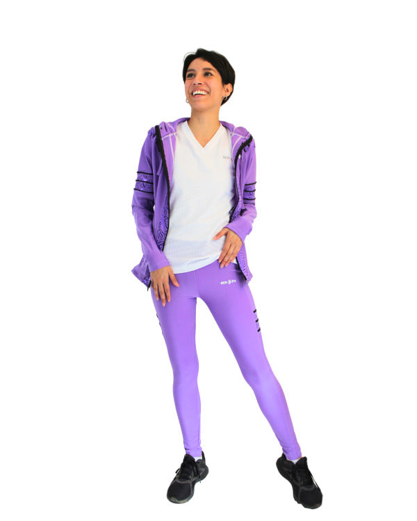 Conjunto deportivo licra mujer