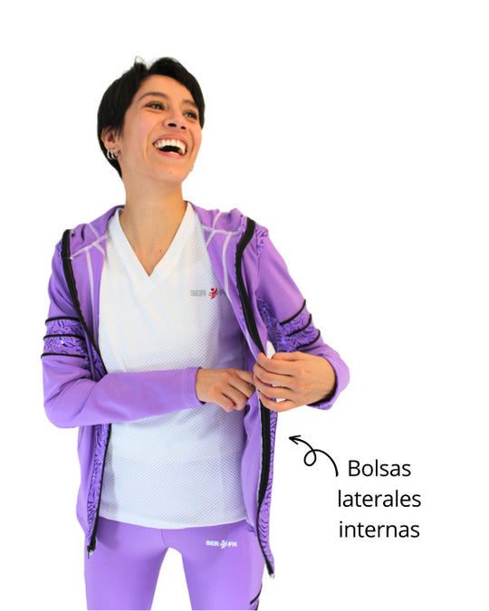 Conjunto deportivo licra mujer