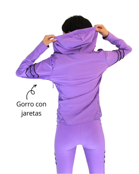 Conjunto deportivo licra mujer