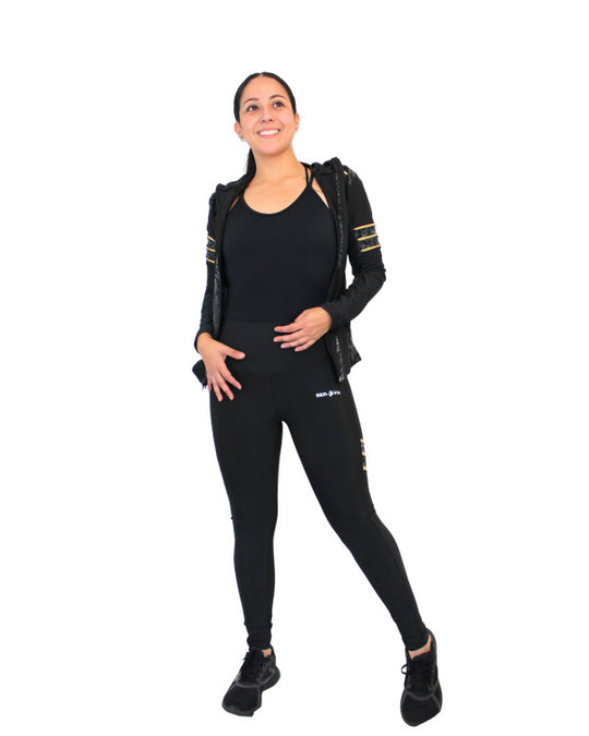 Conjunto deportivo licra mujer