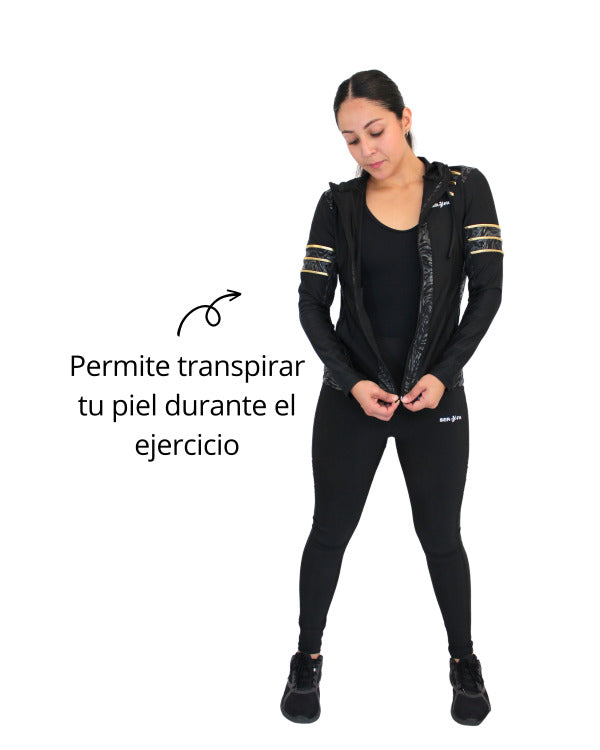 Conjunto deportivo licra mujer
