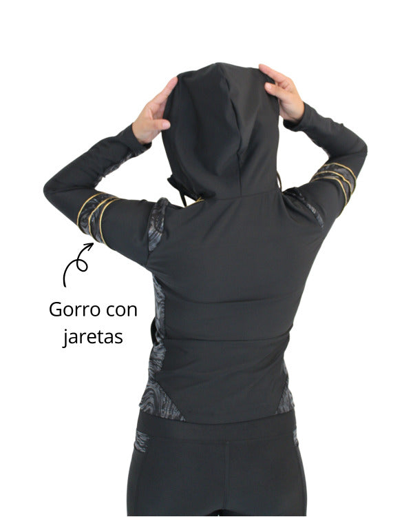 Conjunto deportivo licra mujer