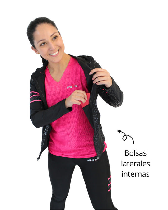 Conjunto deportivo licra mujer
