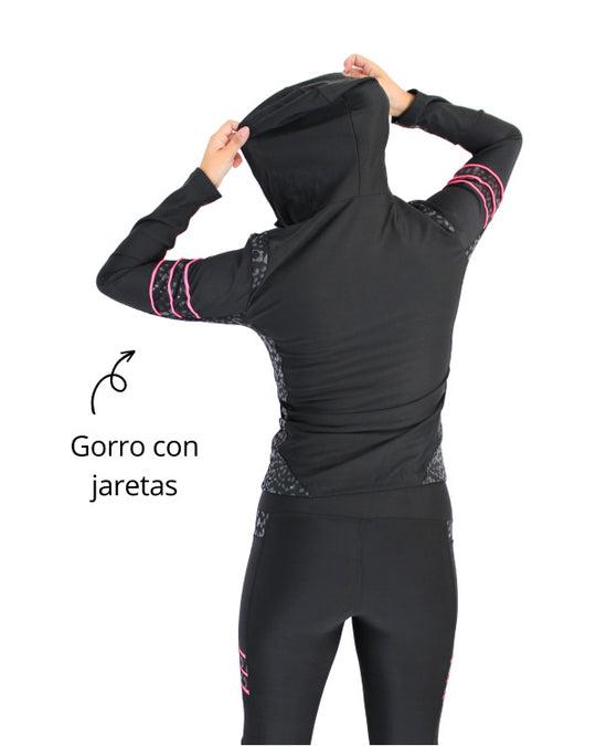 Conjunto deportivo licra mujer