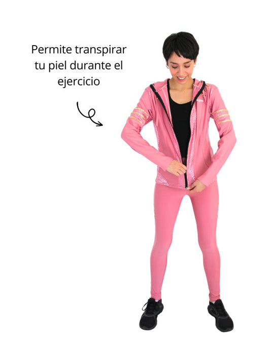 Conjunto deportivo licra mujer