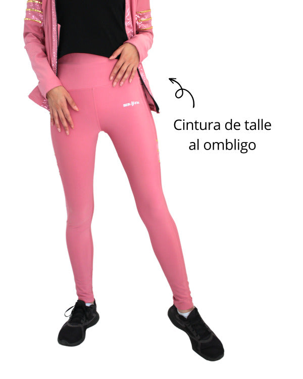 Conjunto deportivo licra mujer