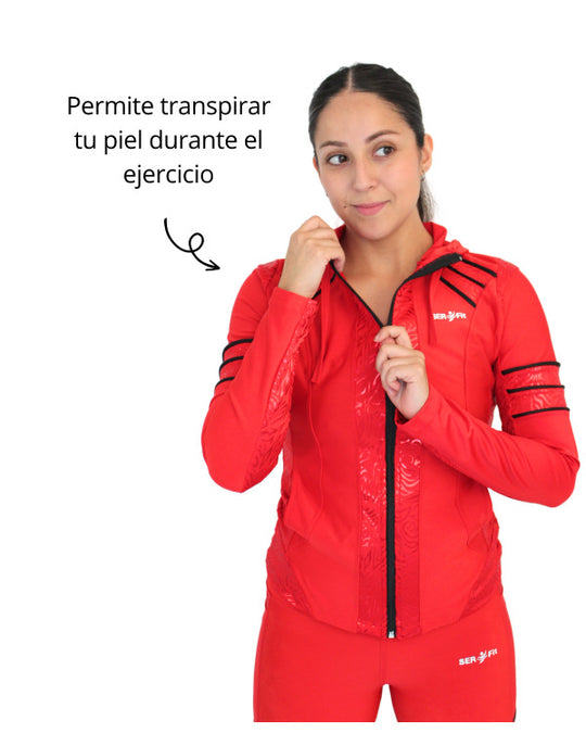 Conjunto deportivo licra mujer