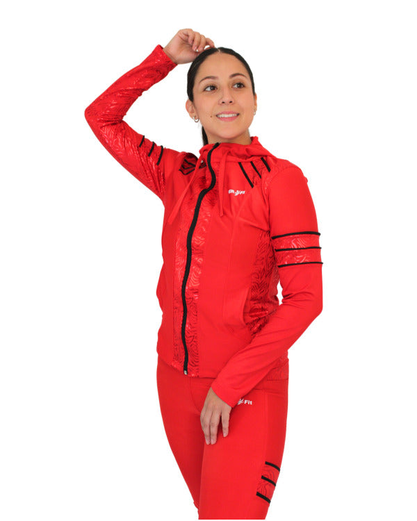 Conjunto deportivo licra mujer
