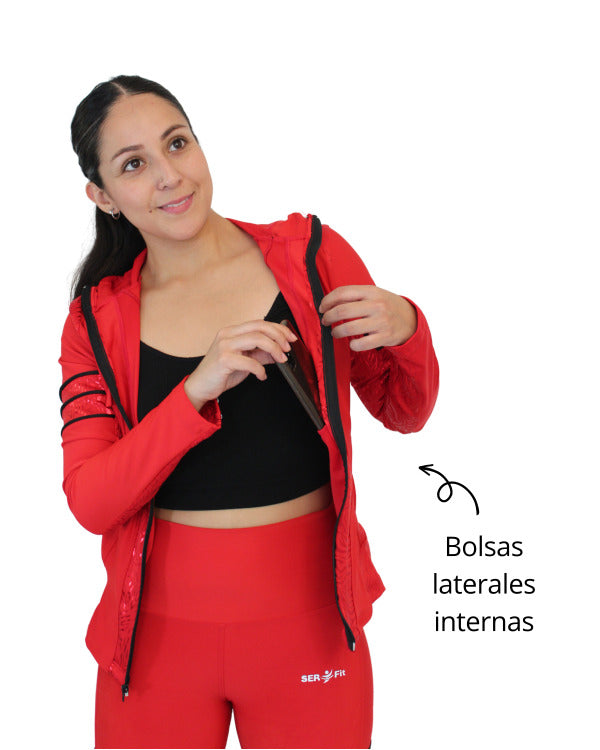 Conjunto deportivo licra mujer
