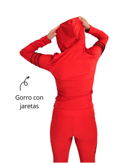Conjunto deportivo licra mujer