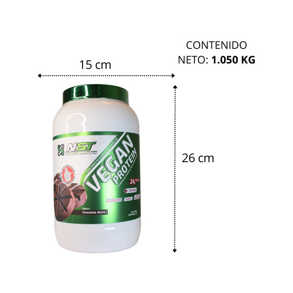 NTS  VEGAN PROTEIN (A BASE DE CHICHARO, ARROZ Y AMARANTO)  1050g