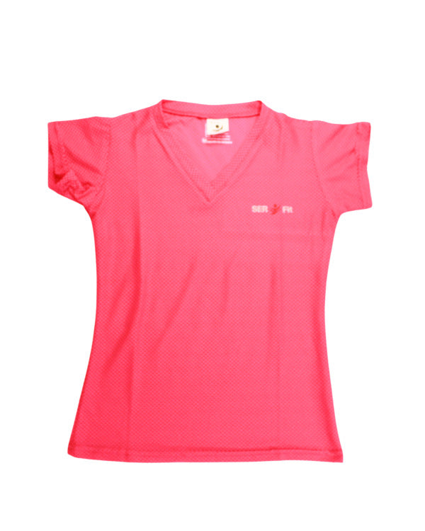Playera dry-fit slim mujer manga corta