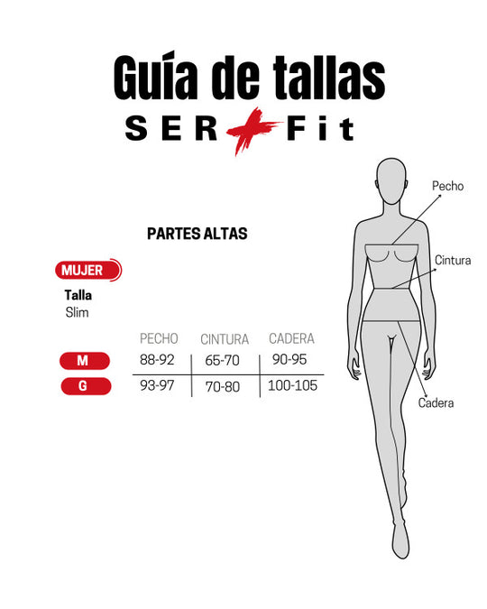 Playera dry-fit slim mujer manga corta