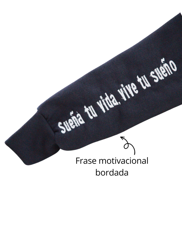 Sudadera afelpada con capucha y cangurera