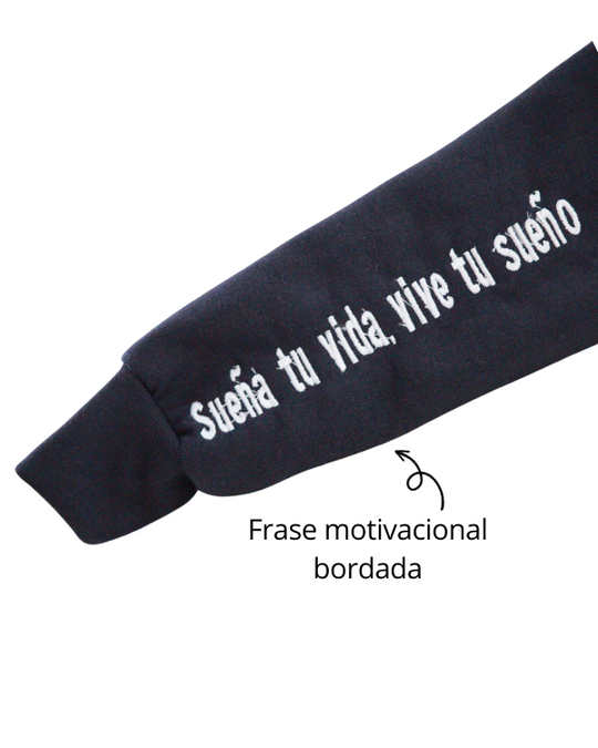 Sudadera afelpada con capucha y cangurera