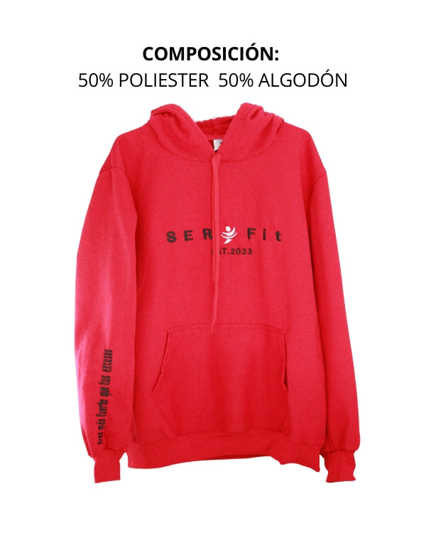 Sudadera afelpada con capucha y cangurera