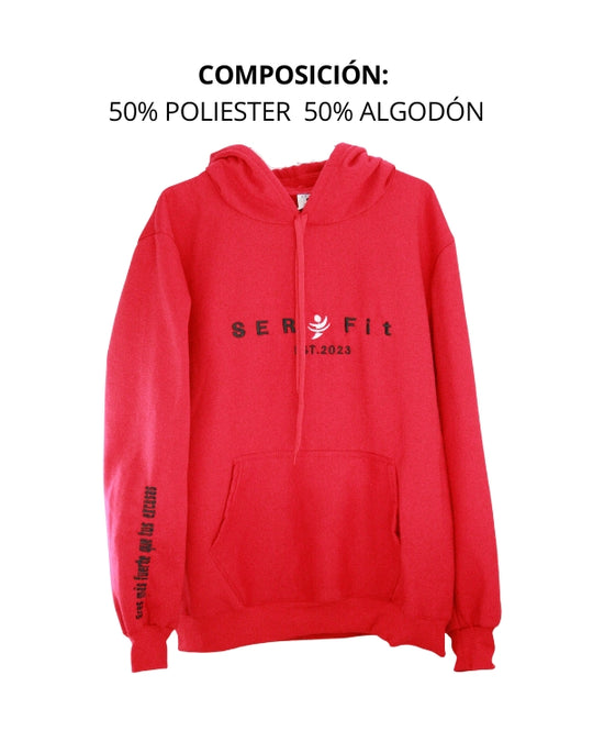 Sudadera afelpada con capucha y cangurera